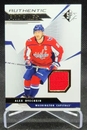 2018-19 SP Authentic Profiles Jerseys #APAO Alexander Ovechkin front